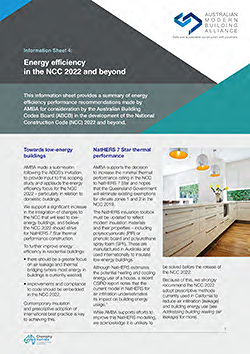 Energy efficiency in the NCC 2022 and beyond